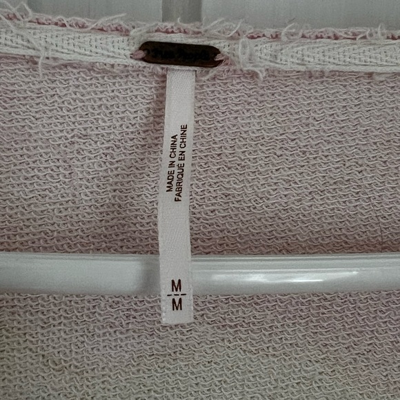 Free People M Pink Yellow Tie Dye Sweater - Picture 2 of 10